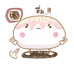 Mochigo - Strawberry and Mochi (Thai.) sticker #1651925