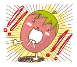 Mochigo - Strawberry and Mochi (Thai.) sticker #1651927