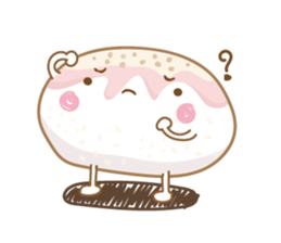 Mochigo - Strawberry and Mochi (Thai.) sticker #1651928