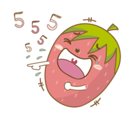 Mochigo - Strawberry and Mochi (Thai.) sticker #1651930