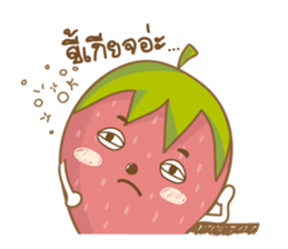 Mochigo - Strawberry and Mochi (Thai.) sticker #1651933