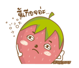 Mochigo - Strawberry and Mochi (Thai.) sticker #1651933