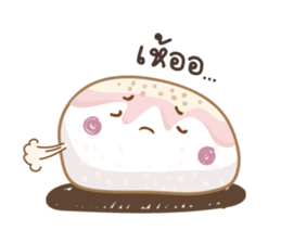 Mochigo - Strawberry and Mochi (Thai.) sticker #1651934