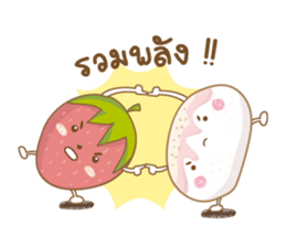 Mochigo - Strawberry and Mochi (Thai.) sticker #1651937