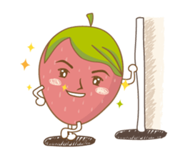 Mochigo - Strawberry and Mochi (Thai.) sticker #1651938