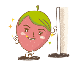 Mochigo - Strawberry and Mochi (Thai.) sticker #1651938