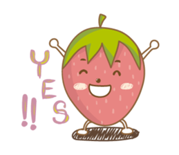 Mochigo - Strawberry and Mochi (Thai.) sticker #1651941