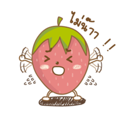 Mochigo - Strawberry and Mochi (Thai.) sticker #1651948