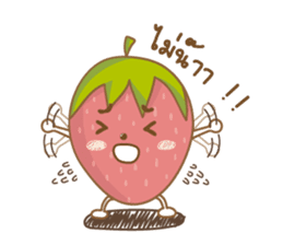 Mochigo - Strawberry and Mochi (Thai.) sticker #1651948