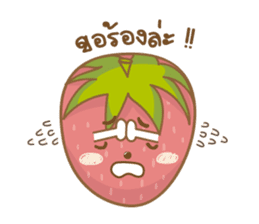 Mochigo - Strawberry and Mochi (Thai.) sticker #1651949