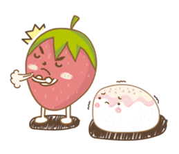 Mochigo - Strawberry and Mochi (Thai.) sticker #1651950