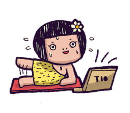 Cave Couple sticker #1651984