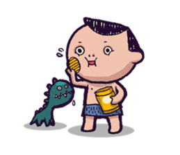 Cave Couple sticker #1651988