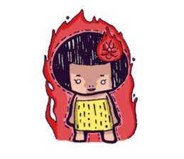 Cave Couple sticker #1651989