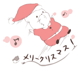 Polar Bear Santa sticker #1652674