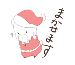 Polar Bear Santa sticker #1652698