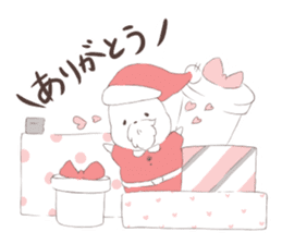 Polar Bear Santa sticker #1652700