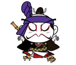 kabuki  lovely character sticker #1653834