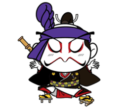 kabuki  lovely character sticker #1653834
