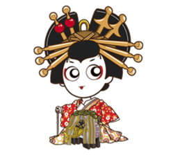 kabuki  lovely character sticker #1653836