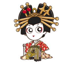 kabuki  lovely character sticker #1653836