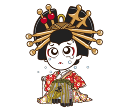 kabuki  lovely character sticker #1653837