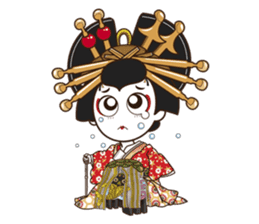 kabuki  lovely character sticker #1653837