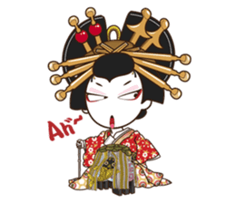 kabuki  lovely character sticker #1653838