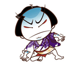 kabuki  lovely character sticker #1653839