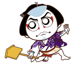 kabuki  lovely character sticker #1653840