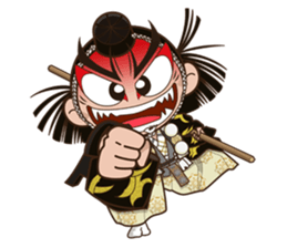 kabuki  lovely character sticker #1653844