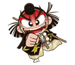 kabuki  lovely character sticker #1653844