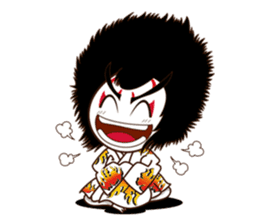 kabuki  lovely character sticker #1653848