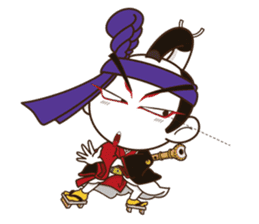 kabuki  lovely character sticker #1653849