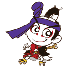 kabuki  lovely character sticker #1653850