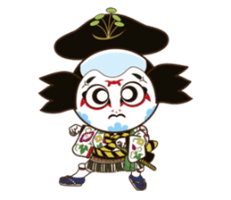 kabuki  lovely character sticker #1653858