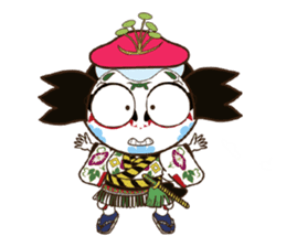 kabuki  lovely character sticker #1653859