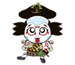 kabuki  lovely character sticker #1653860