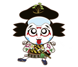 kabuki  lovely character sticker #1653860