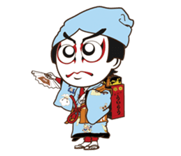 kabuki  lovely character sticker #1653869