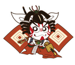 kabuki  lovely character sticker #1653871