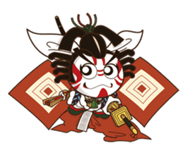 kabuki  lovely character sticker #1653871