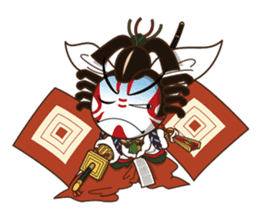 kabuki  lovely character sticker #1653872