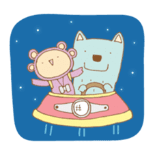 Majory and Jamila : The Space travelers sticker #1654368