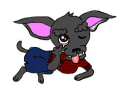 Ugliest Dog Caviko sticker #1654417