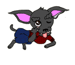 Ugliest Dog Caviko sticker #1654417