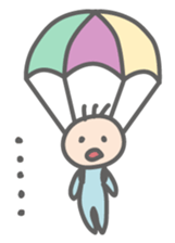 Parachute Babies (English ver.) sticker #1654993