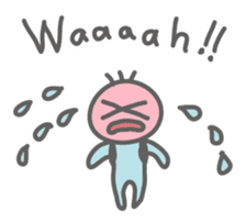 Parachute Babies (English ver.) sticker #1654995