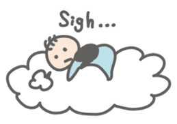 Parachute Babies (English ver.) sticker #1655002