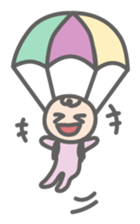 Parachute Babies (English ver.) sticker #1655007